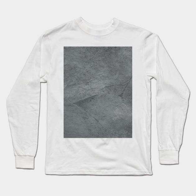 grey metallic texture background Long Sleeve T-Shirt by Artistic_st